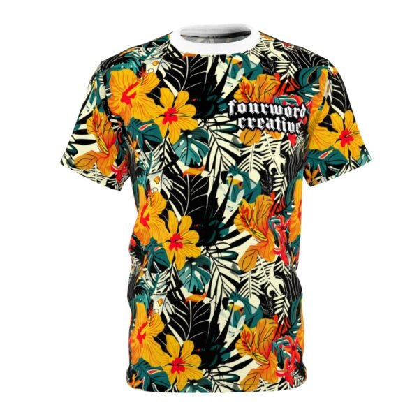 FOURWORD CREATIVE - Amazing Tropical Aesthetic -  Unisex Cut & Sew Tee (AOP)