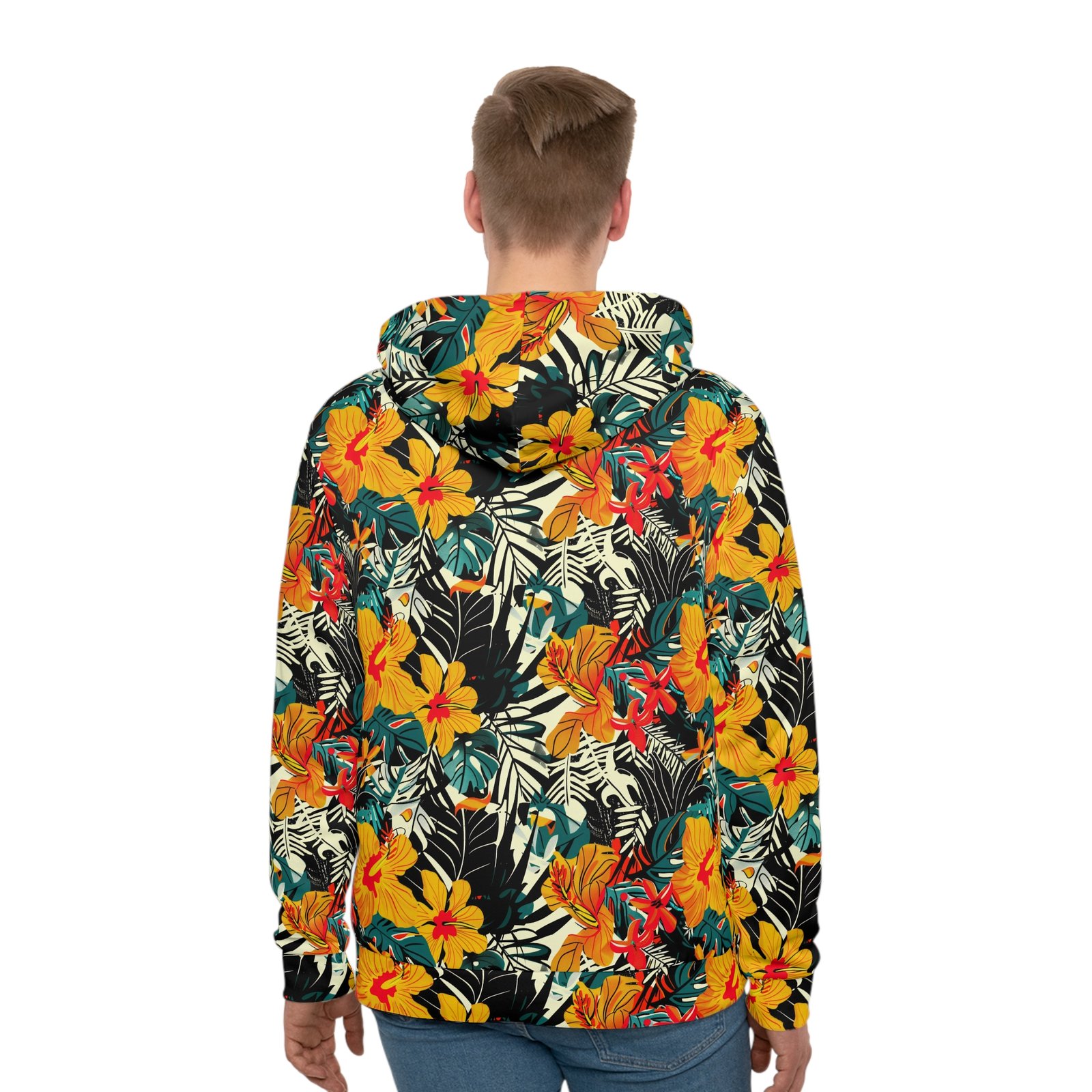 TROPICAL - FOURWORD CREATIVE - Men's Hoodie (AOP) - Image 4