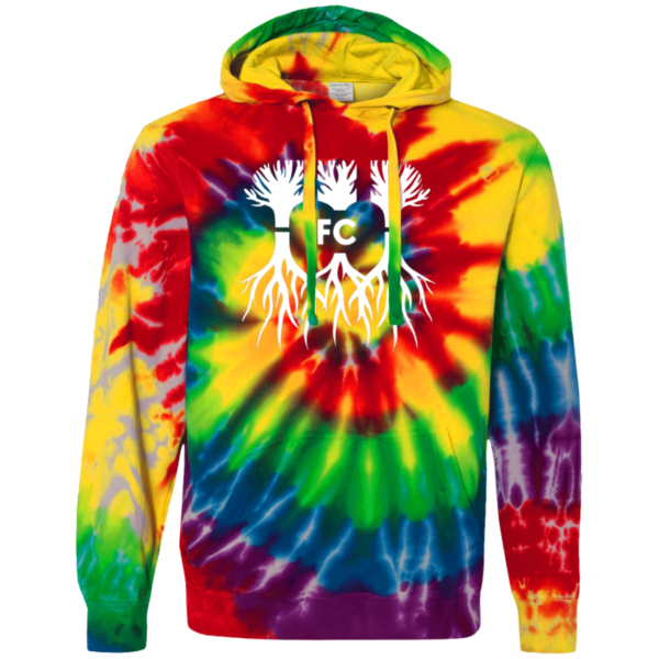 FOURWORD Roots - CD877 Unisex Tie-Dyed Pullover Hoodie