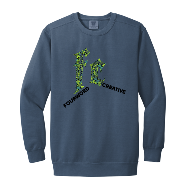 1566 Garment-Dyed Adult Crewneck Sweatshirt